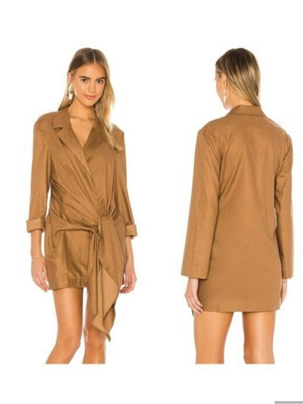 L’ Acadamie The snoh mini dress tirimisu brown
